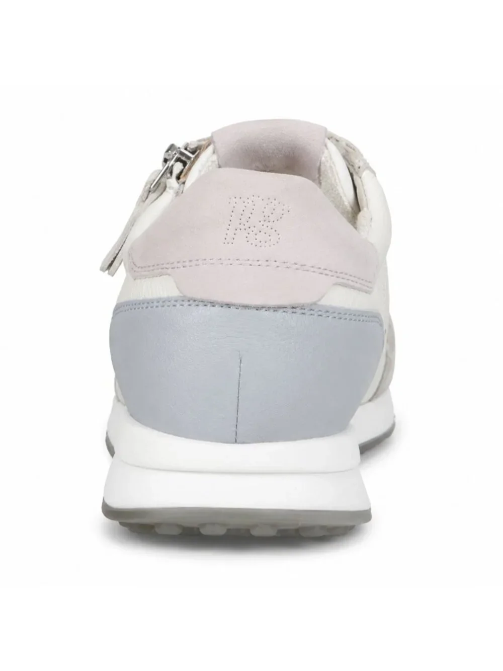Paul Green Oceana Ivory Lavender Leather Suede Sneakers Womens UK 9